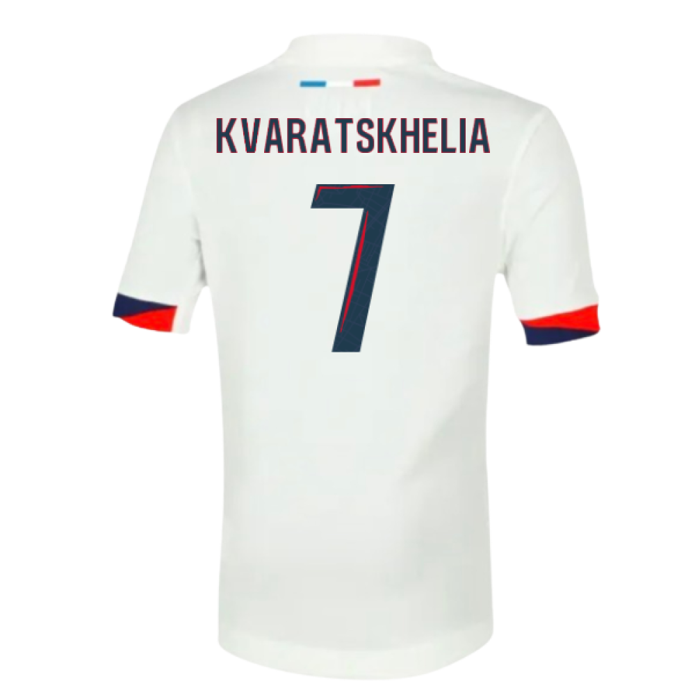 2025-2026 PSG Away Shirt (Sponsorless) - Kids (Kvaratskhelia 7)