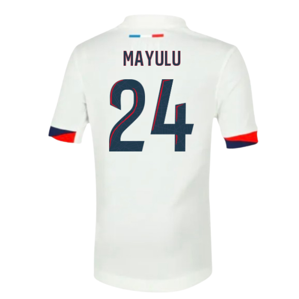 2025-2026 PSG Away Shirt (Sponsorless) - Kids (Mayulu 24)