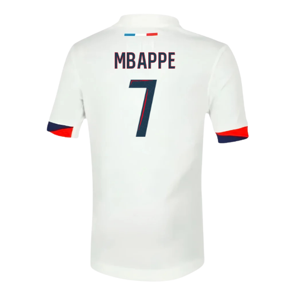 2025-2026 PSG Away Shirt (Sponsorless) - Kids (Mbappe 7)