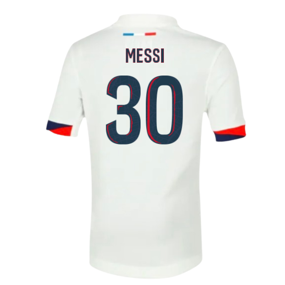 2025-2026 PSG Away Shirt (Sponsorless) - Kids (Messi 30)
