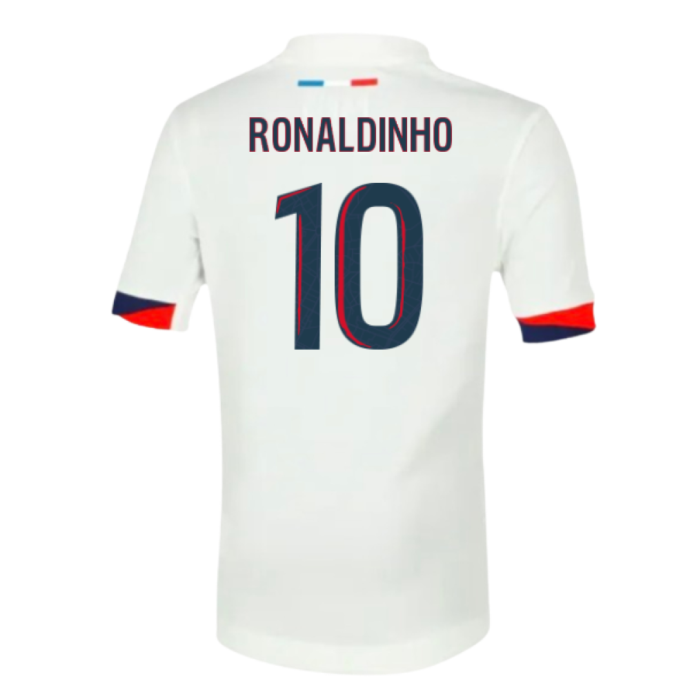 2025-2026 PSG Away Shirt (Sponsorless) - Kids (Ronaldinho 10)