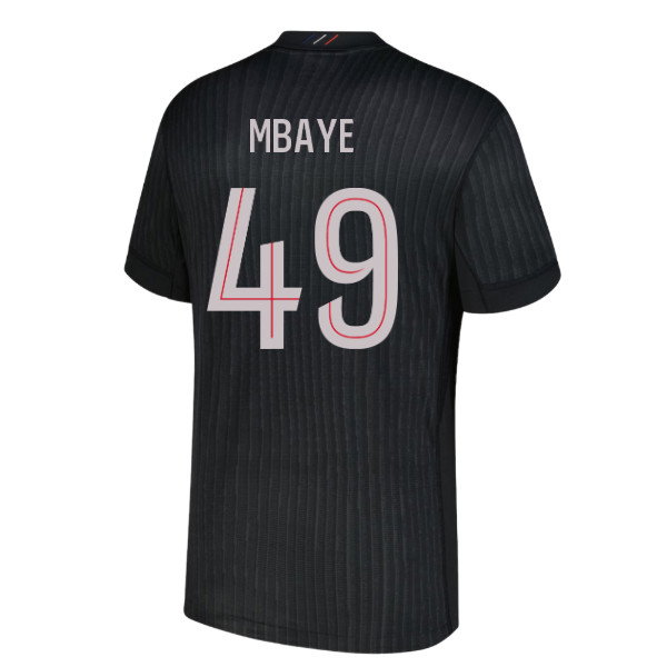 2025-2026 PSG Fourth Shirt (Mbaye 49)