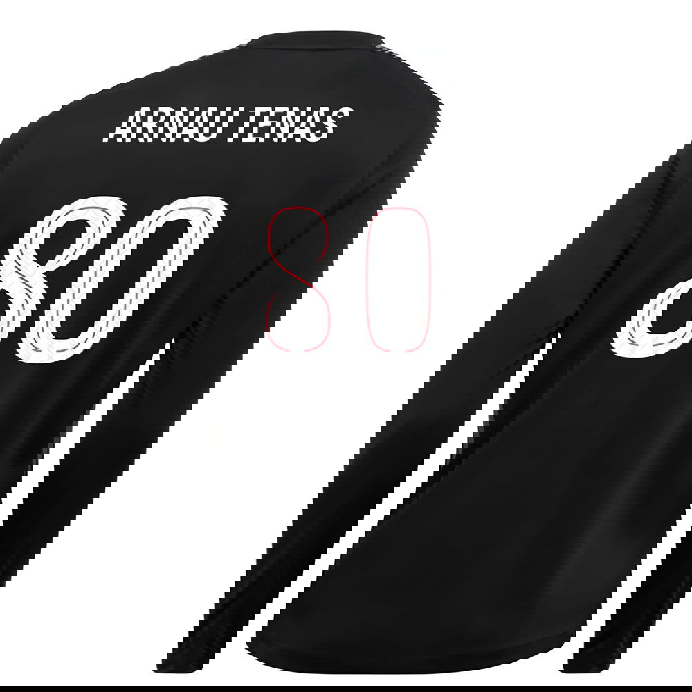 2025-2026 PSG Goalkeeper Shirt (Black) (Arnau Tenas 80)