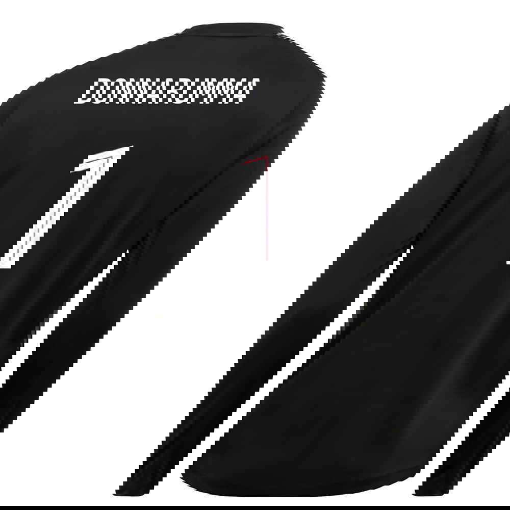 2025-2026 PSG Goalkeeper Shirt (Black) (Donnarumma 1)