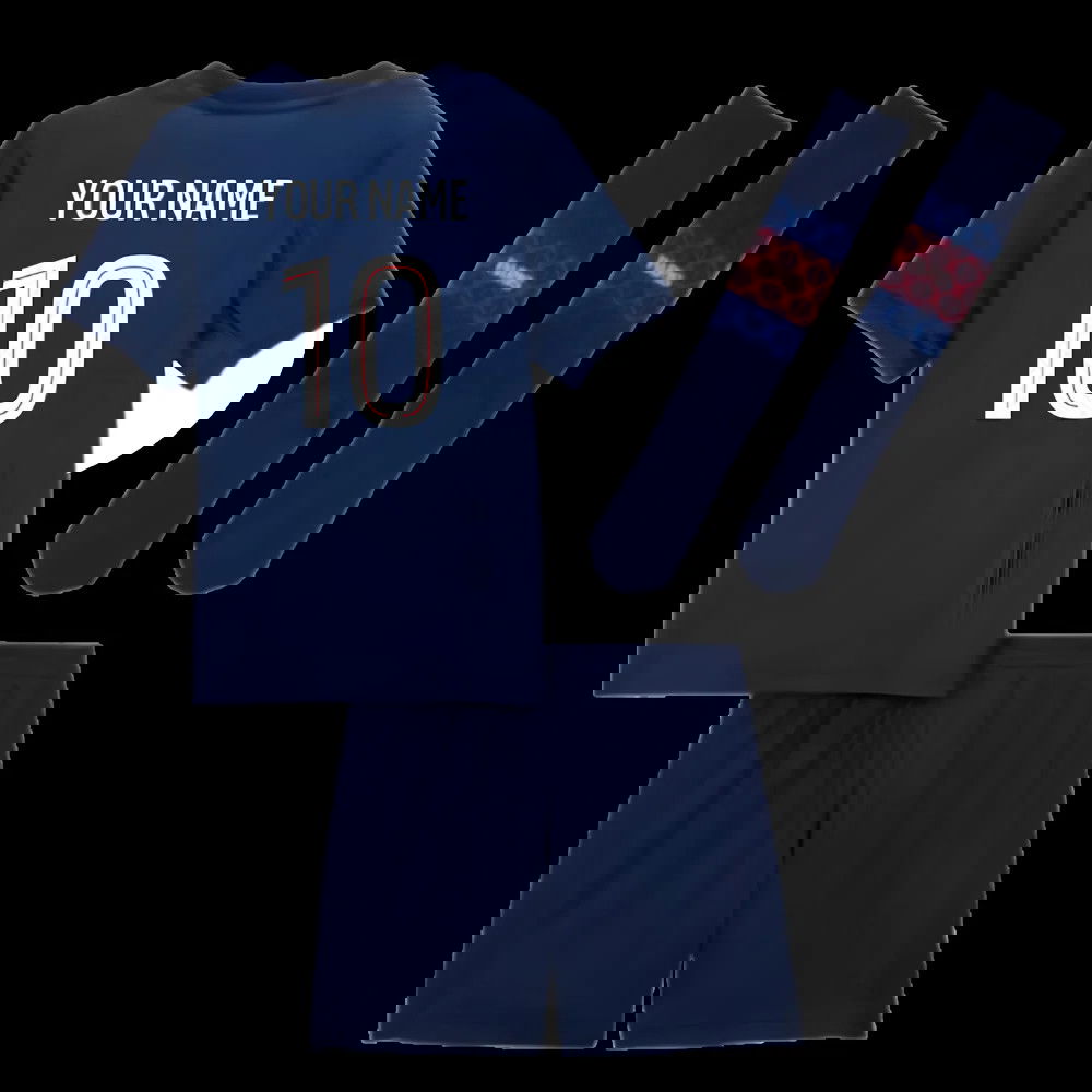 2025-2026 PSG Home Little Kids Mini Kit (Your Name)