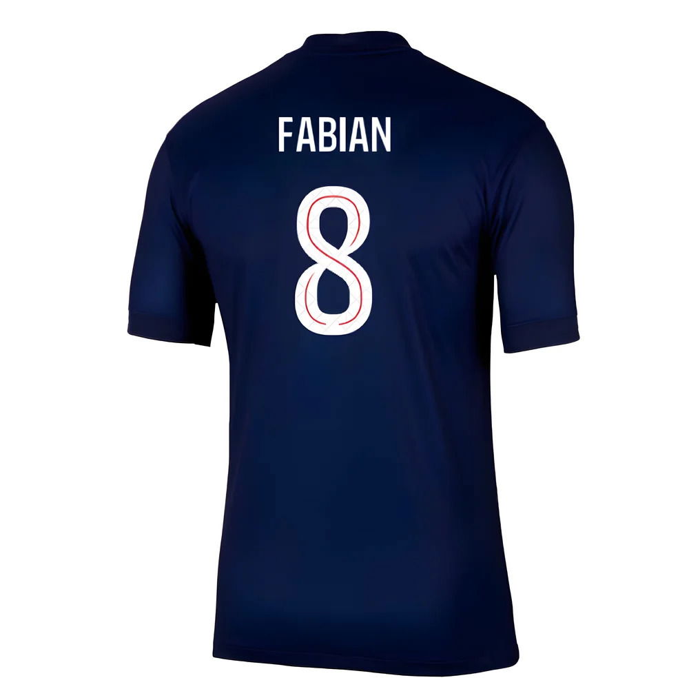 2025-2026 PSG Paris Saint Germain Home Shirt (Fabian 8)