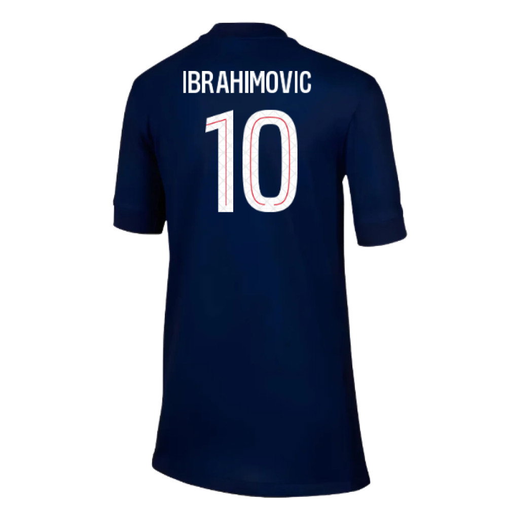 2025-2026 PSG Paris Saint Germain Home Shirt (Kids) (Ibrahimovic 10)