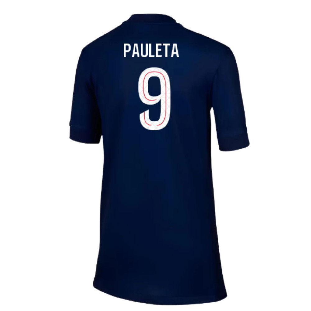 2025-2026 PSG Paris Saint Germain Home Shirt (Kids) (Pauleta 9)