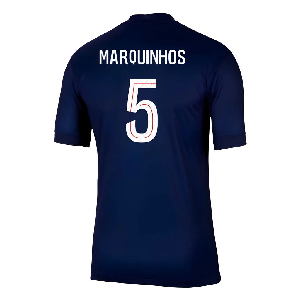 2025-2026 PSG Paris Saint Germain Home Shirt (Marquinhos 5)