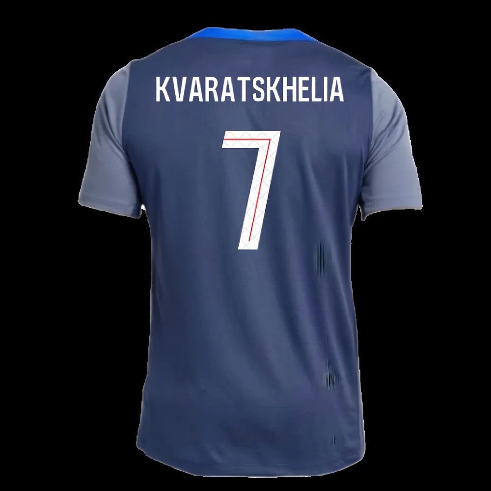 2025-2026 PSG Strike Dri-Fit Training Shirt (Navy) (Kvaratskhelia 7)