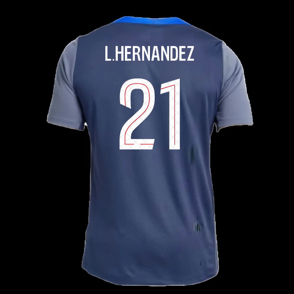 2025-2026 PSG Strike Dri-Fit Training Shirt (Navy) (L.Hernandez 21)