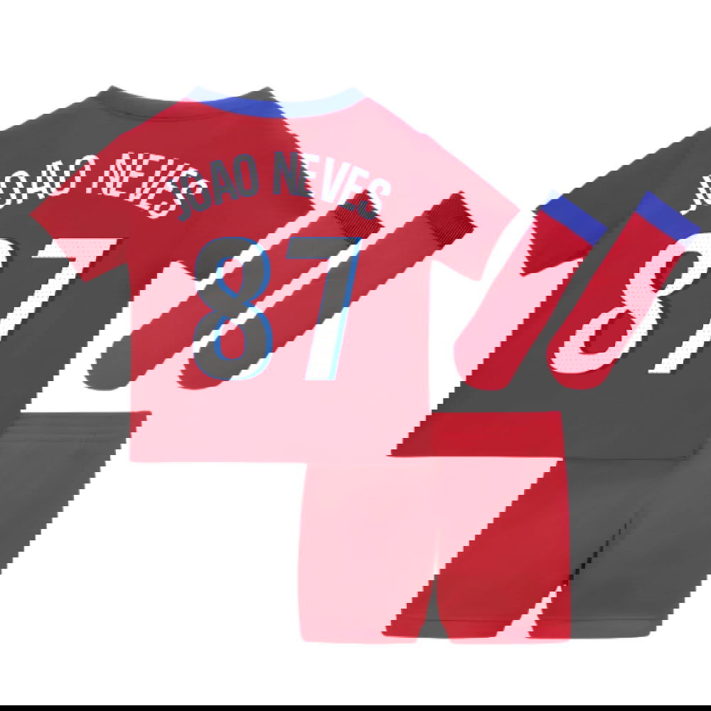 2025-2026 PSG Third Baby Kit (Joao Neves 87)