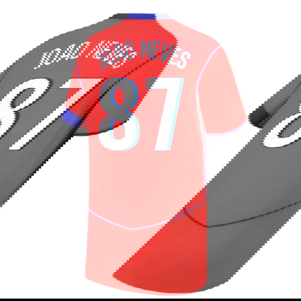 2025-2026 PSG Third Shirt (Kids) (Joao Neves 87)