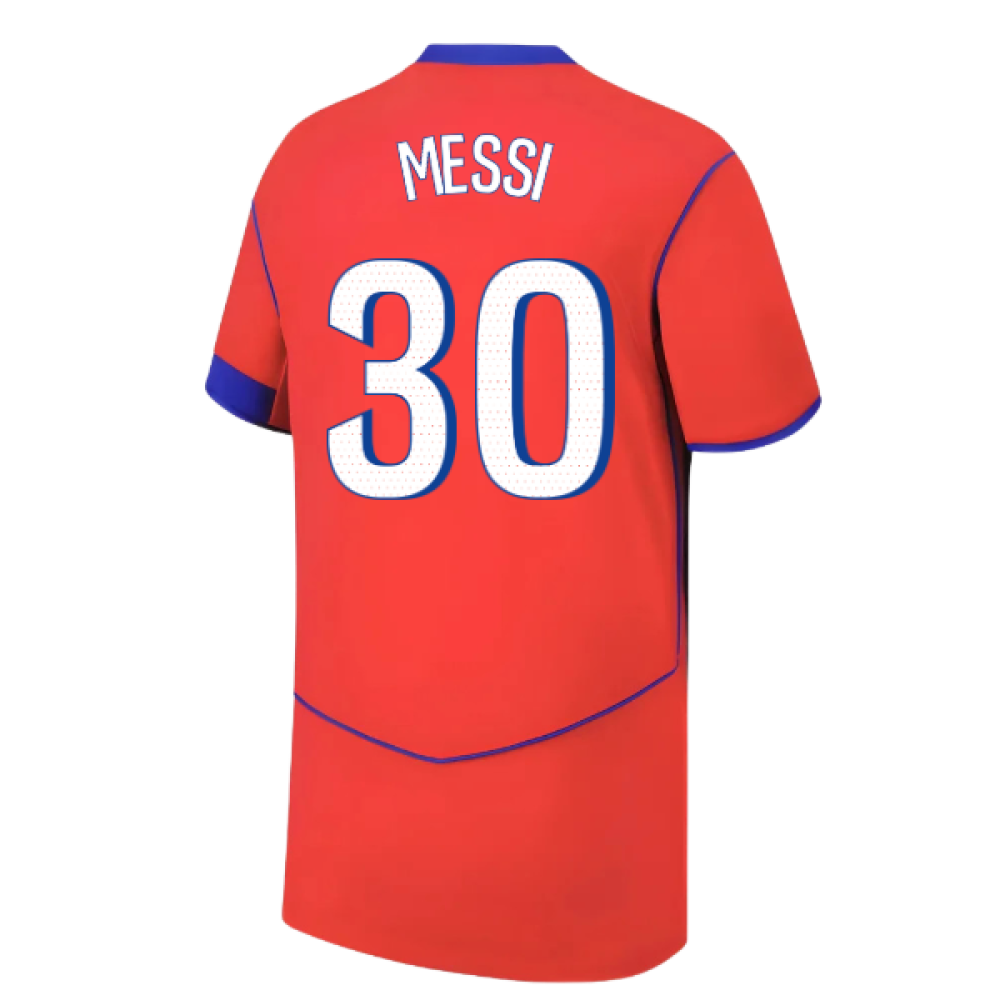 2025-2026 PSG Third Shirt (Kids) (Messi 30)