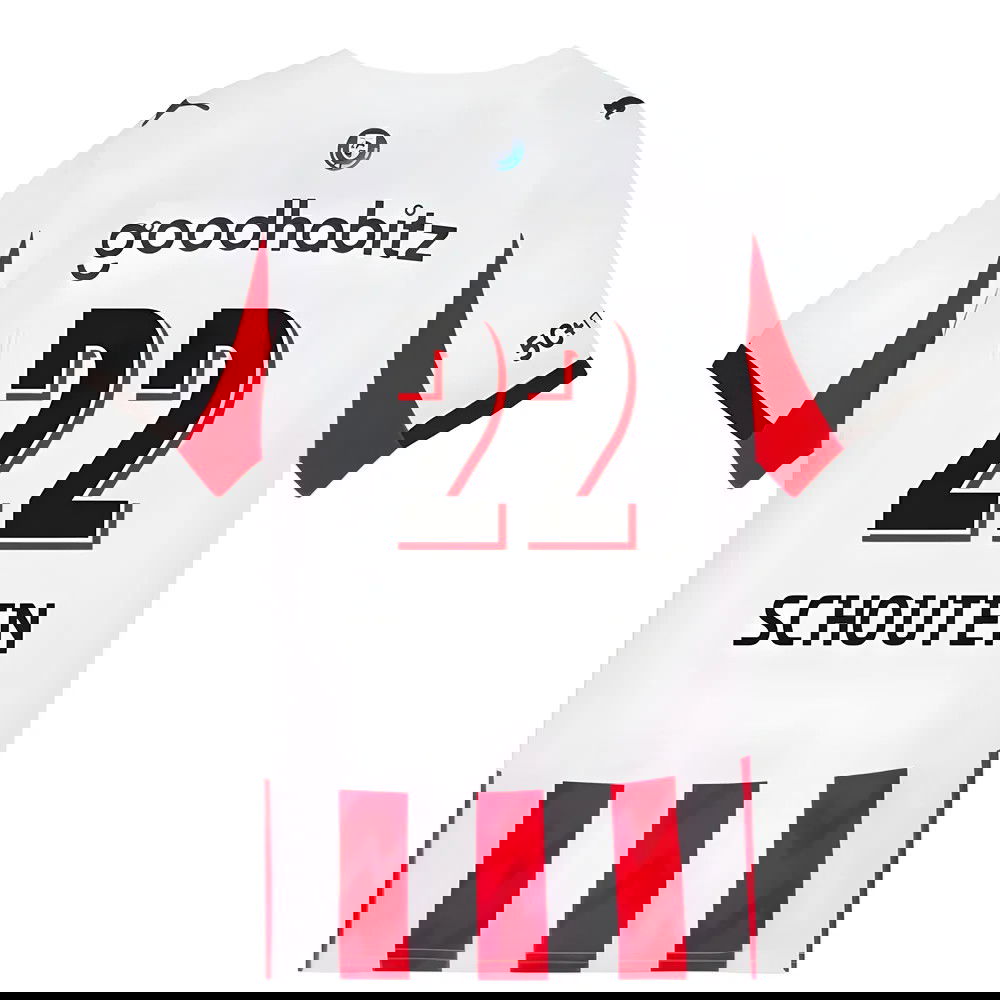 2025-2026 PSV Eindhoven Home Shirt (Kids) (Schouten 22)
