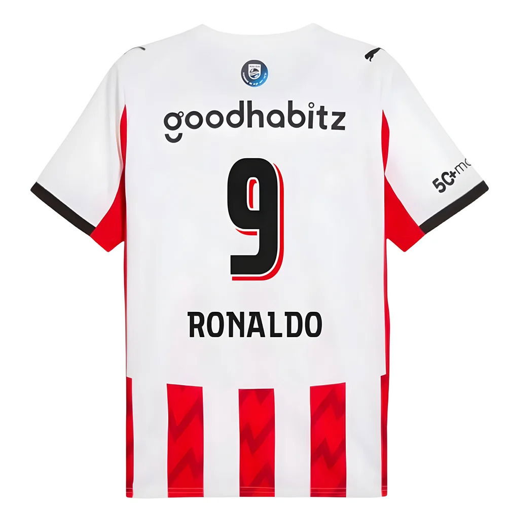 2025-2026 PSV Eindhoven Home Shirt (Ronaldo 9)