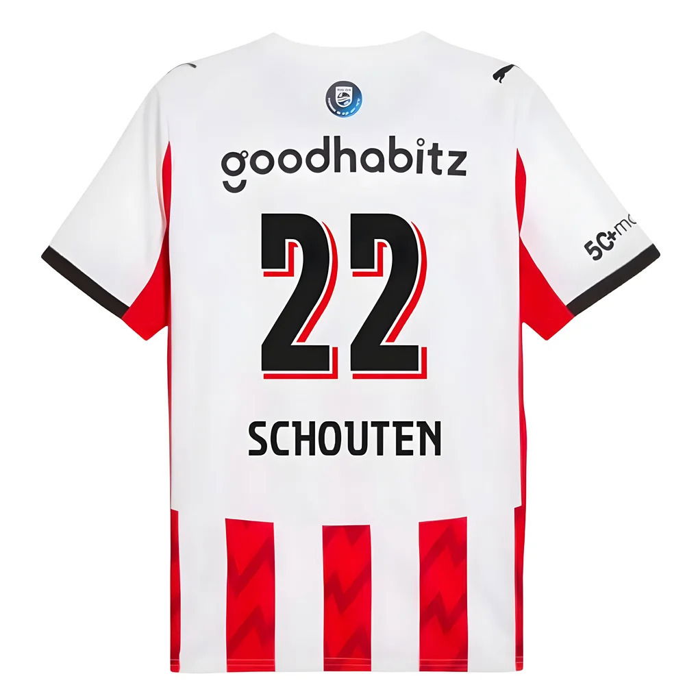 2025-2026 PSV Eindhoven Home Shirt (Schouten 22)
