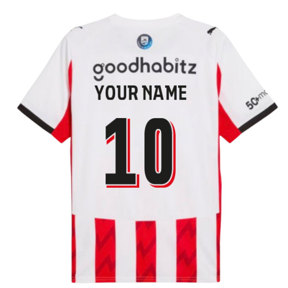 2025-2026 PSV Eindhoven Home Shirt (Your Name)