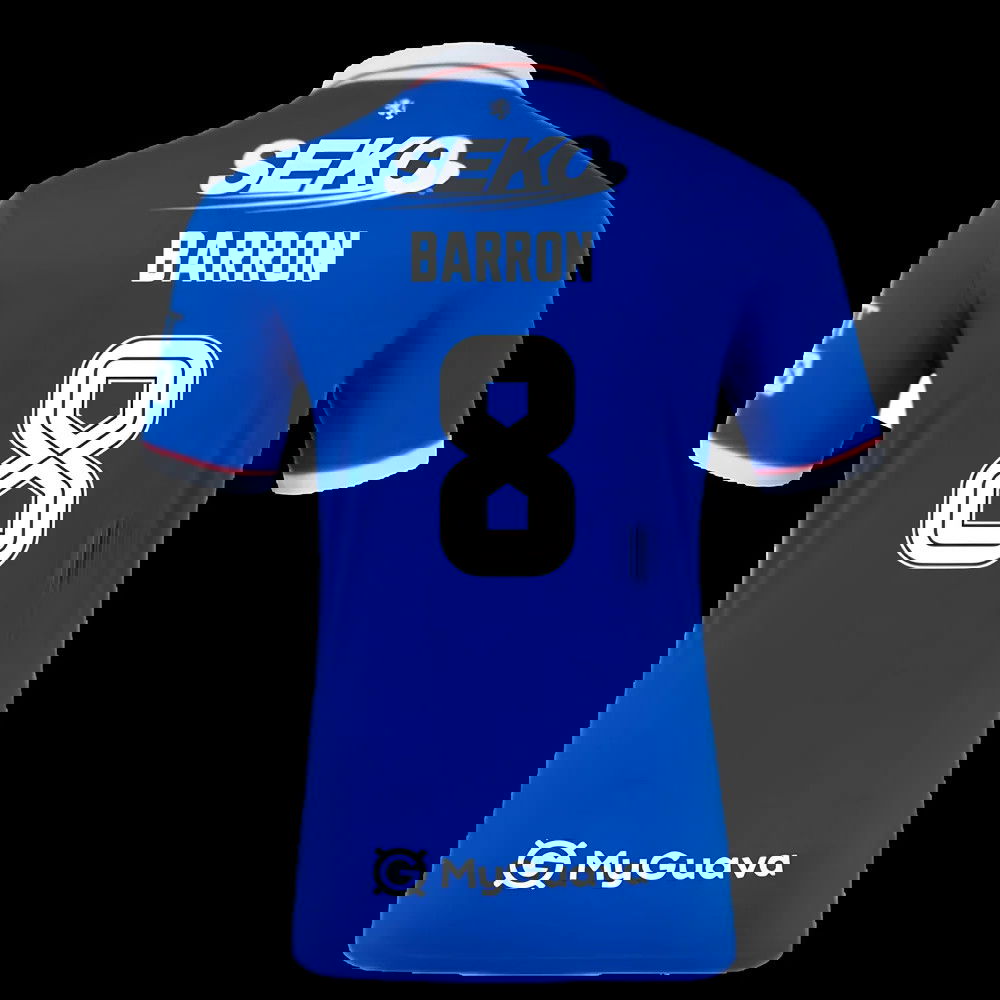2025-2026 Rangers Authentic Home Shirt (Barron 8)