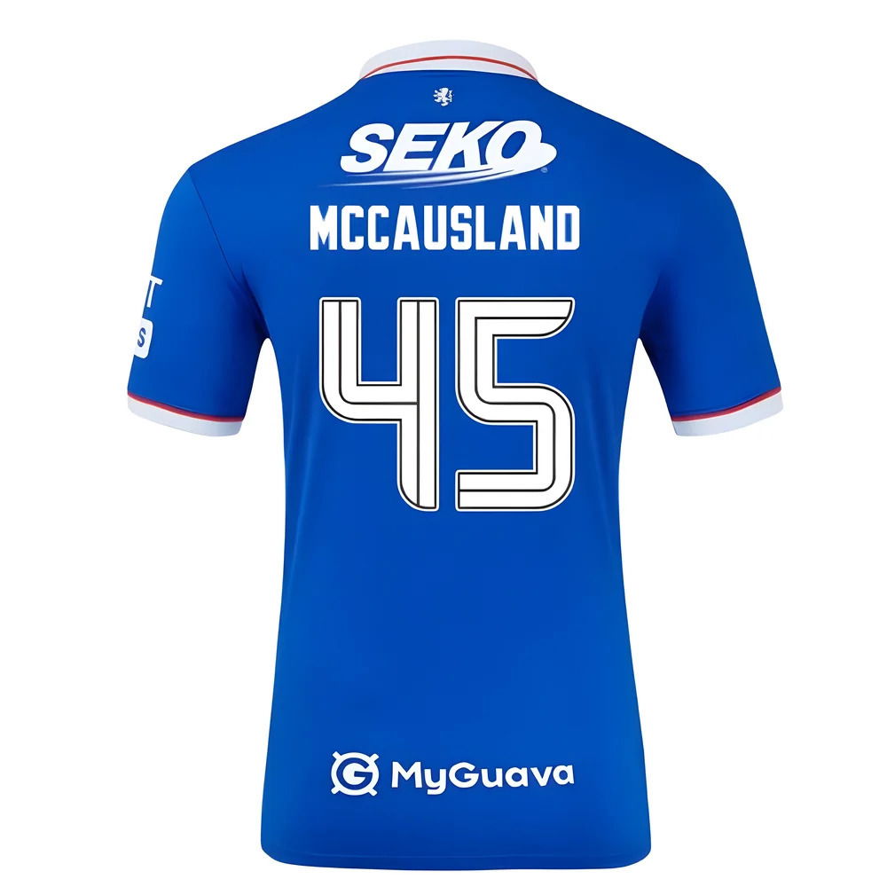 2025-2026 Rangers Authentic Home Shirt (McCausland 45)