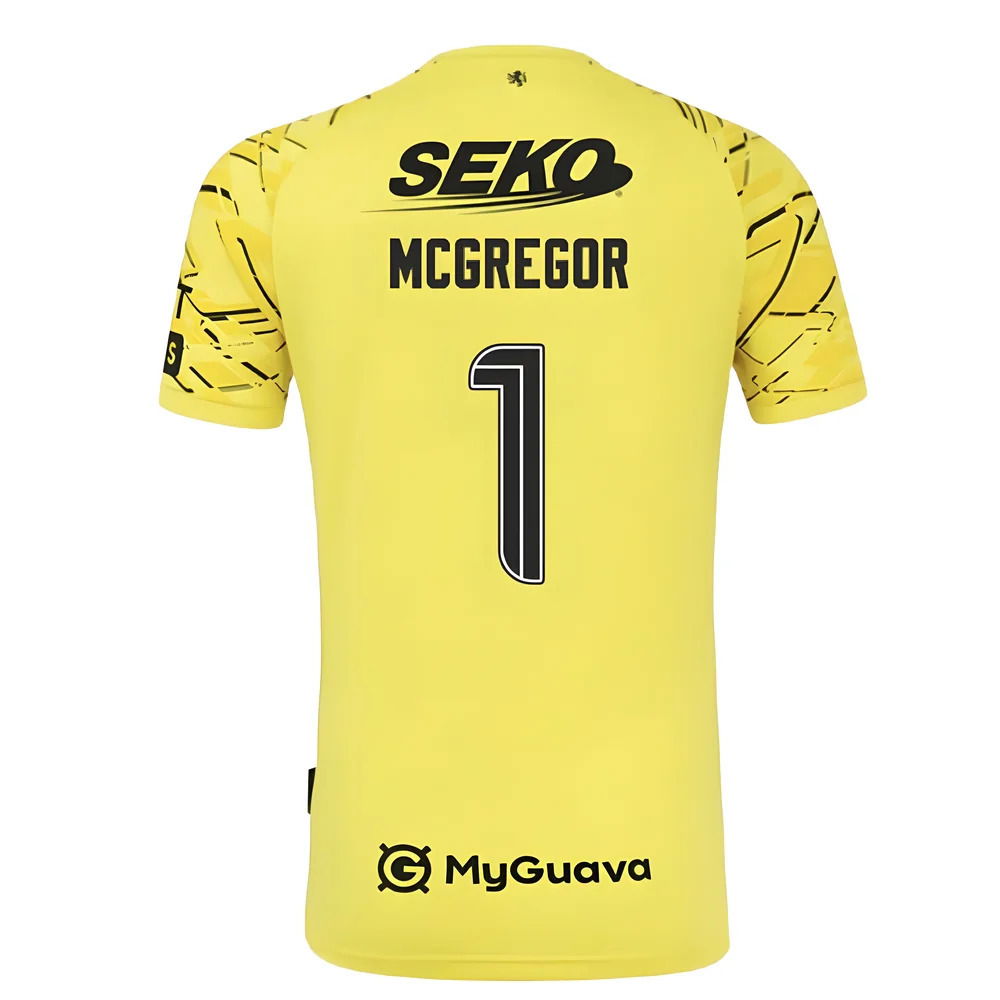 2025-2026 Rangers Home Goalkeeper Shirt (Yellow) (McGregor 1)