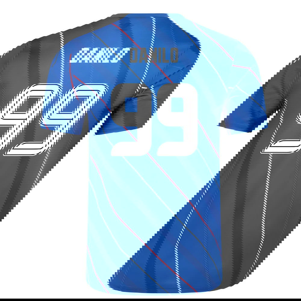 2025-2026 Rangers Home Pre Match Short Sleeve Tee (Lapis Blue) (Danilo 99)