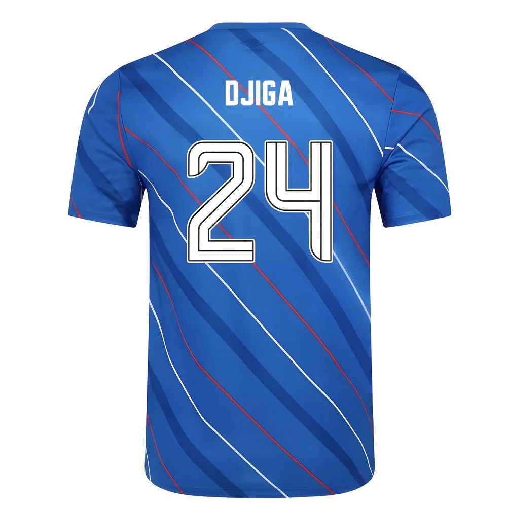 2025-2026 Rangers Home Pre Match Short Sleeve Tee (Lapis Blue) (Djiga 24)