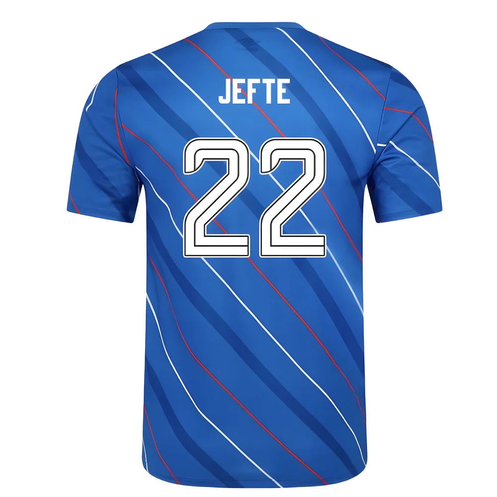 2025-2026 Rangers Home Pre Match Short Sleeve Tee (Lapis Blue) (Jefte 22)