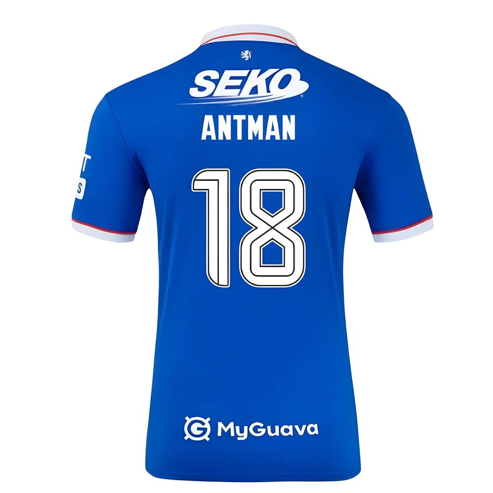2025-2026 Rangers Home Shirt (Kids) (Antman 18)