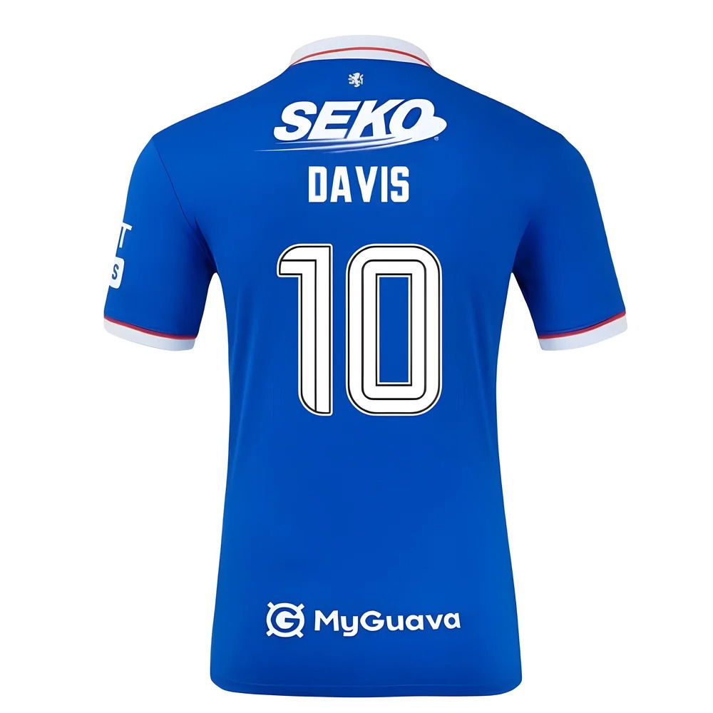 2025-2026 Rangers Home Shirt (Kids) (Davis 10)