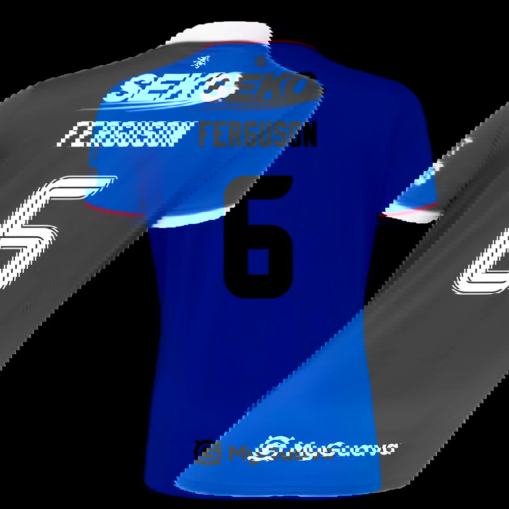 2025-2026 Rangers Home Shirt - Womens (Ferguson 6)