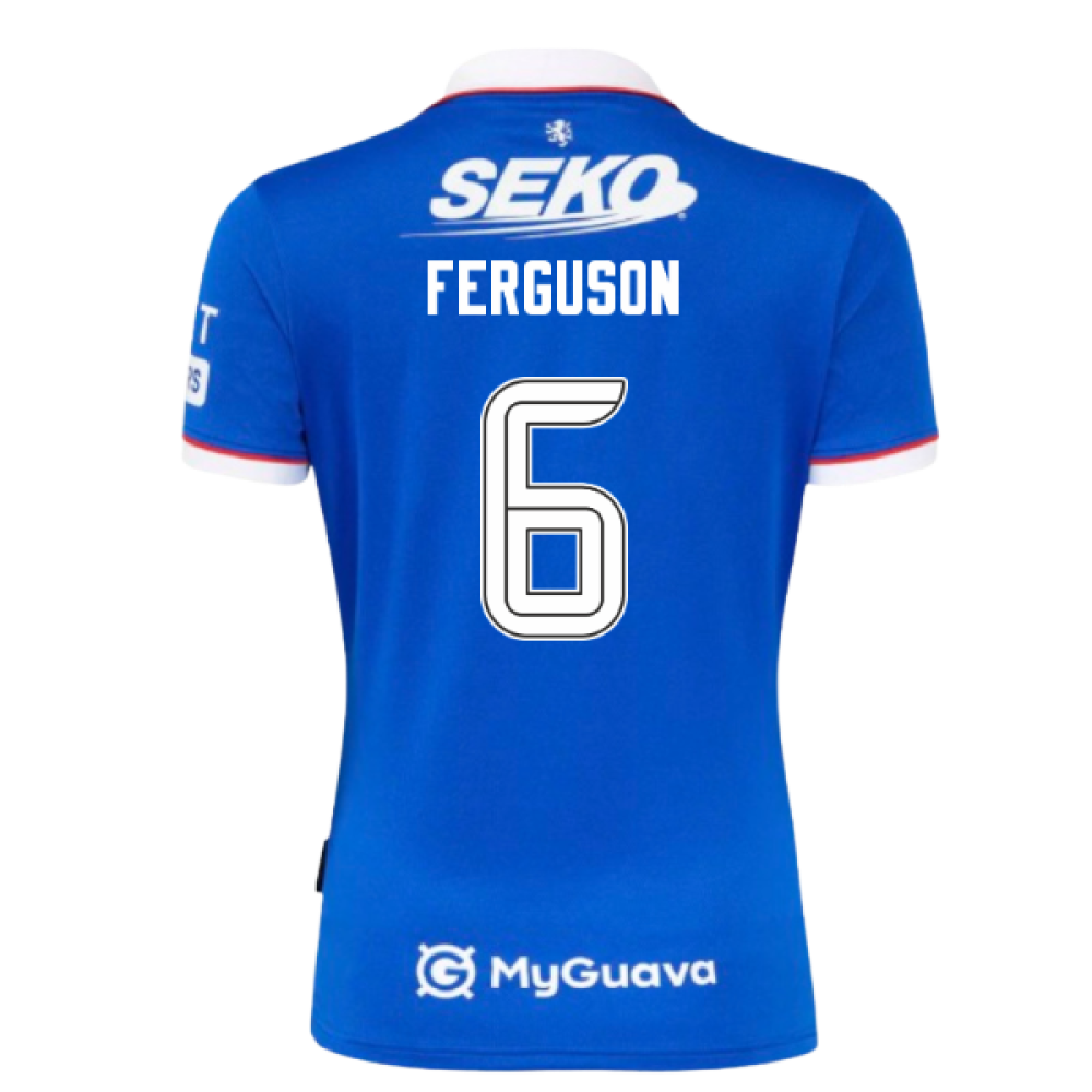 2025-2026 Rangers Home Shirt - Womens (Ferguson 6)