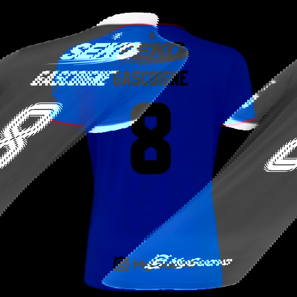 2025-2026 Rangers Home Shirt - Womens (Gascoigne 8)