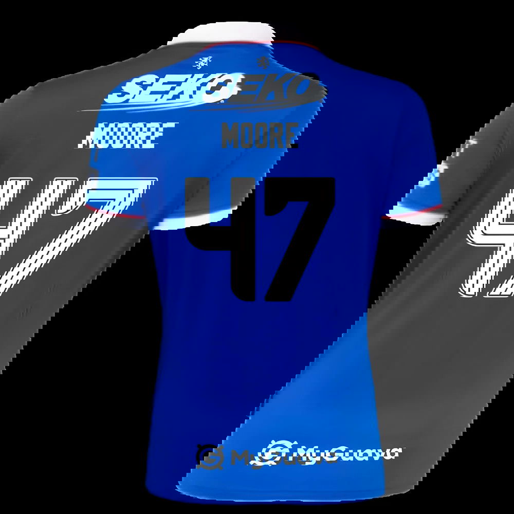 2025-2026 Rangers Home Shirt - Womens (Moore 47)