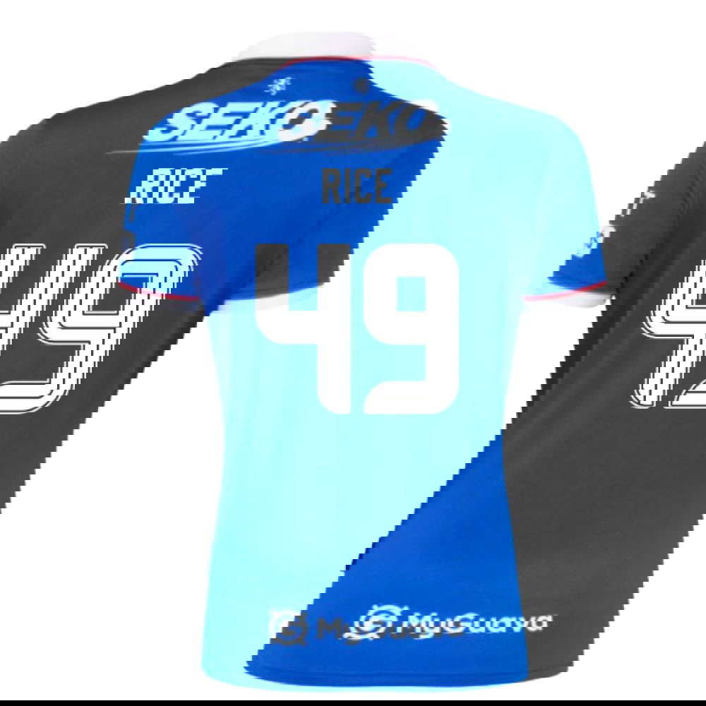 2025-2026 Rangers Home Shirt - Womens (Rice 49)