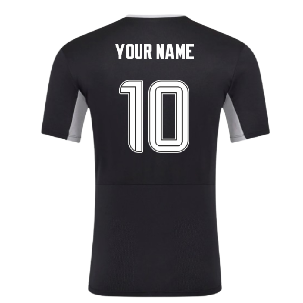 2025-2026 Rangers Pro Training Tee (Caviar) (Your Name)