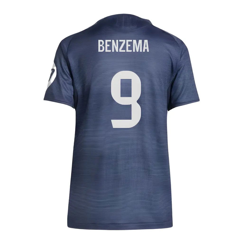 2025-2026 Real Madrid Authentic Away Shirt (Ladies) (Benzema 9)