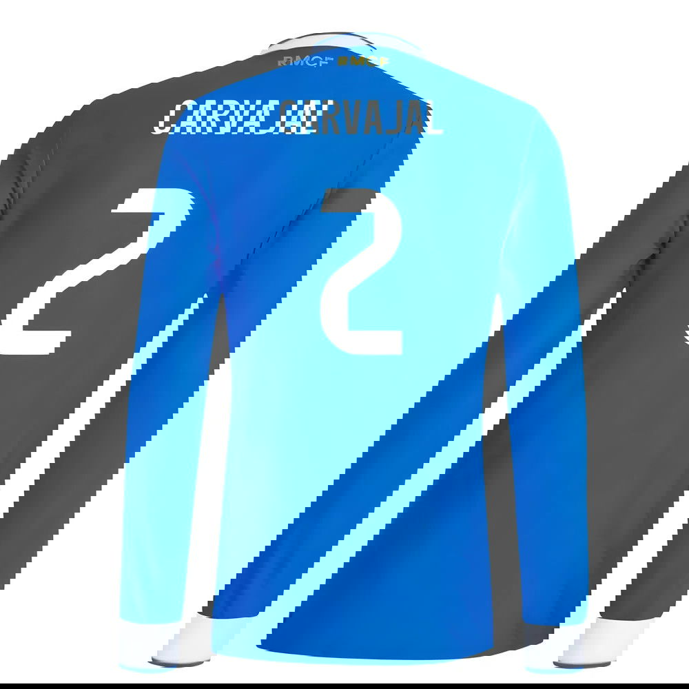 2025-2026 Real Madrid Authentic Long Sleeve Third Shirt (Carvajal 2)
