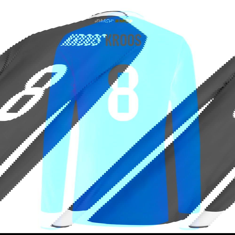 2025-2026 Real Madrid Authentic Long Sleeve Third Shirt (Kroos 8)