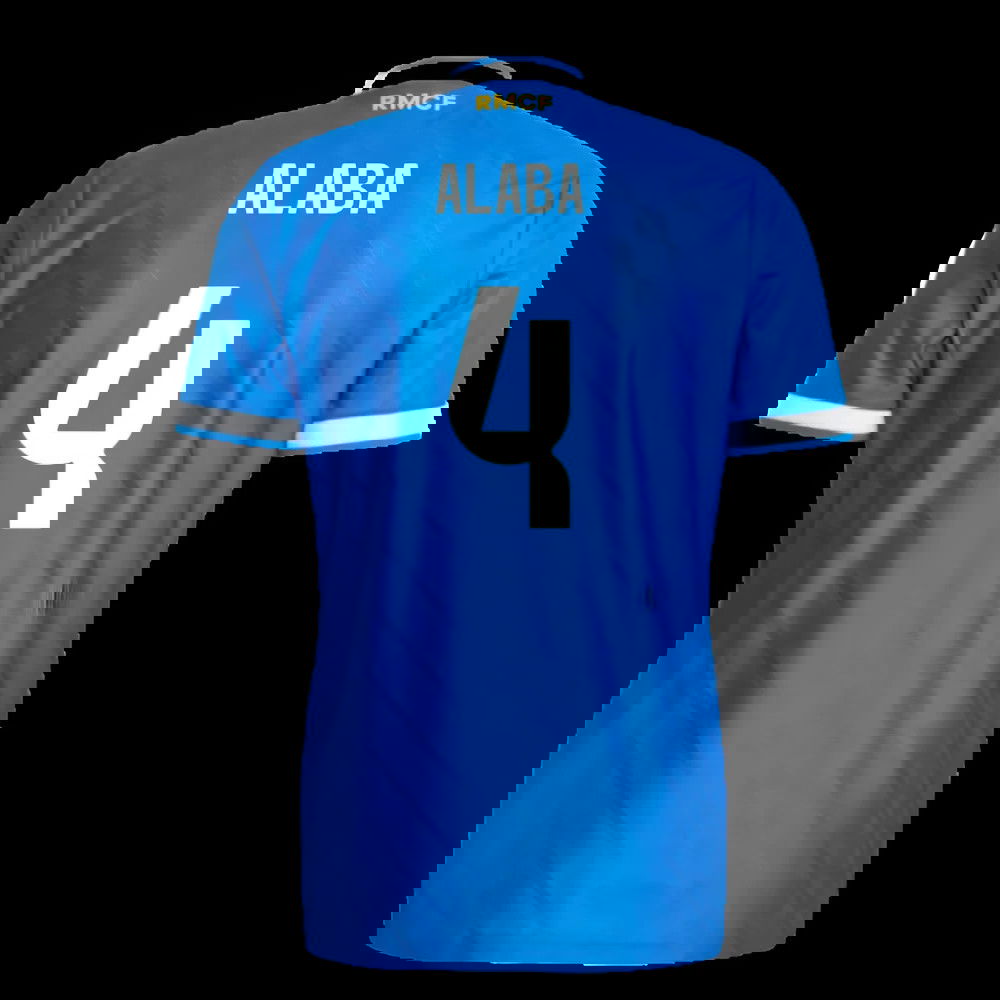 2025-2026 Real Madrid Authentic Third Shirt (Alaba 4)