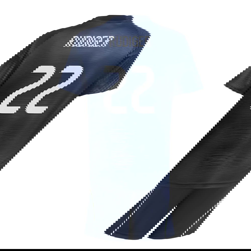 2025-2026 Real Madrid Away Youth Kit (Rudiger 22)