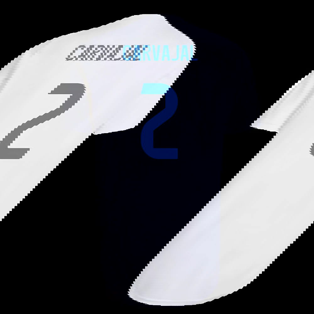 2025-2026 Real Madrid EU Training Jersey (White) (Carvajal 2)
