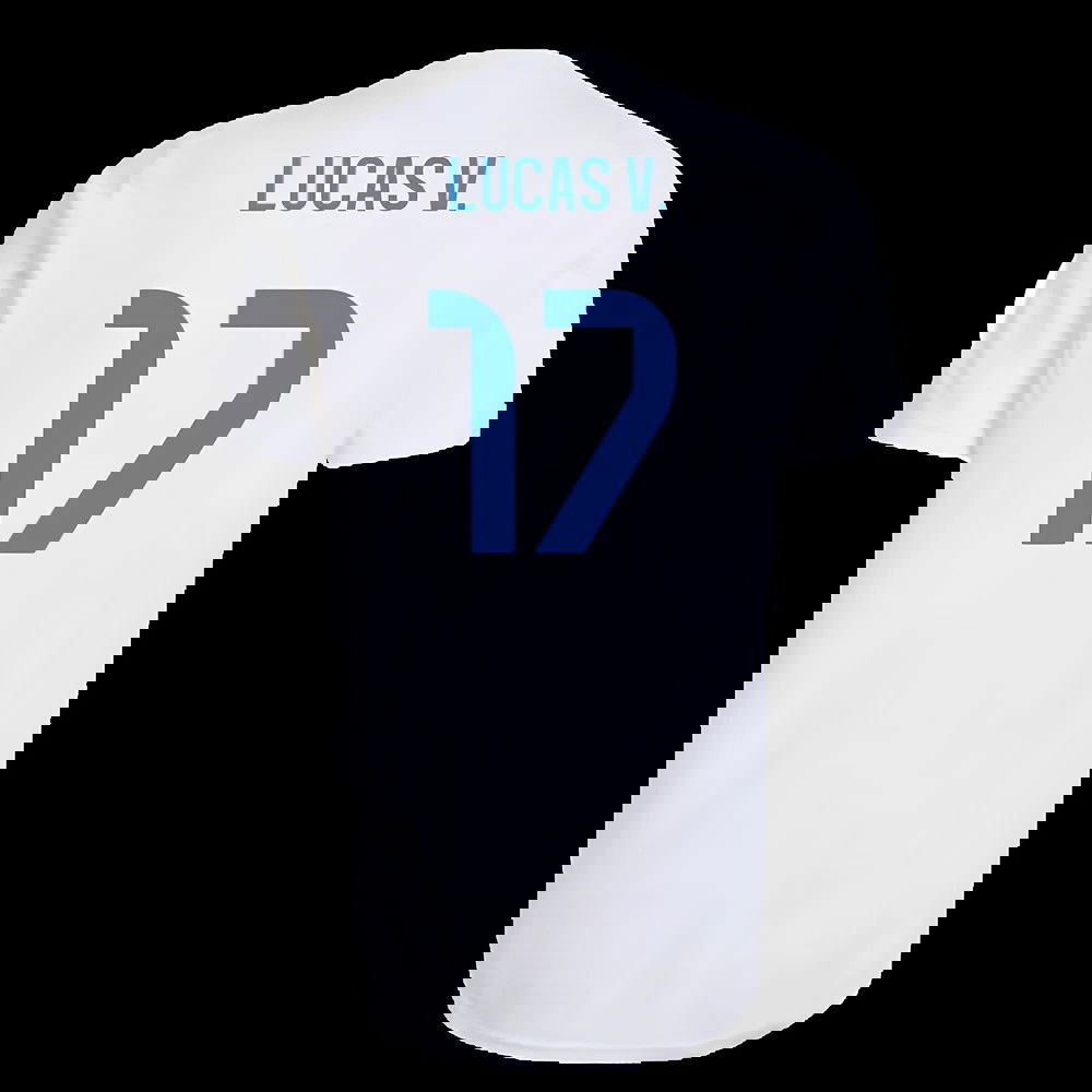 2025-2026 Real Madrid EU Training Jersey (White) (Lucas V. 17)