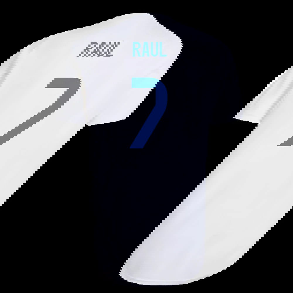 2025-2026 Real Madrid EU Training Jersey (White) (Raul 7)