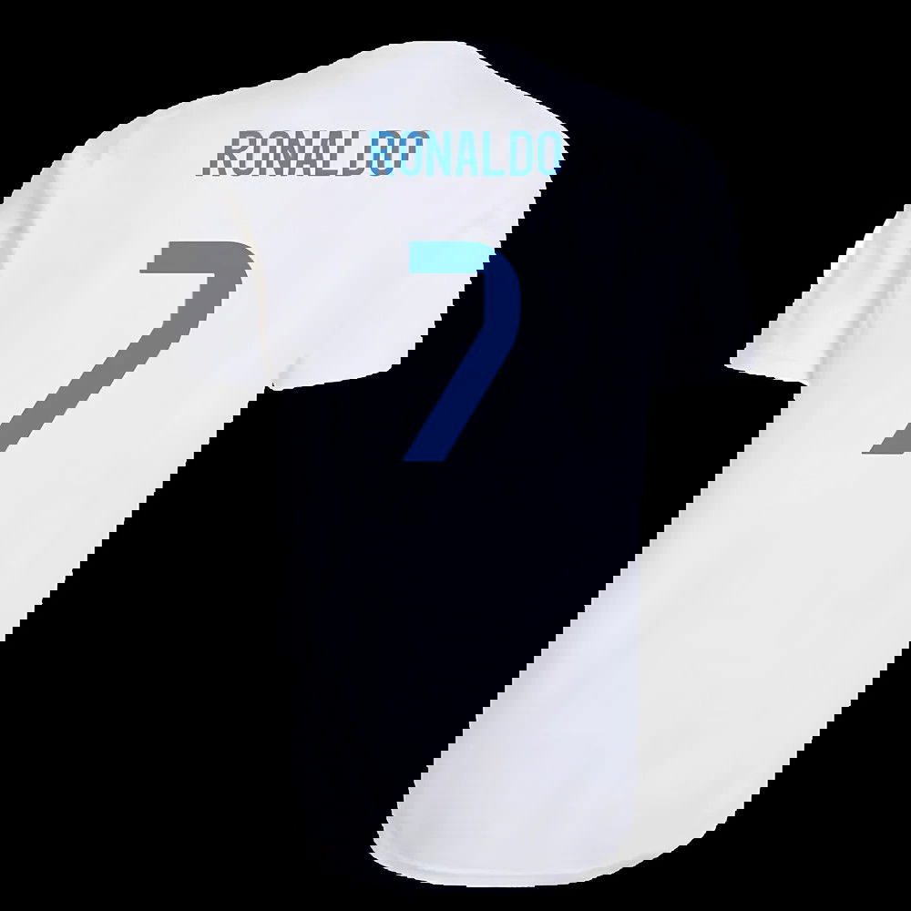 2025-2026 Real Madrid EU Training Jersey (White) (Ronaldo 7)