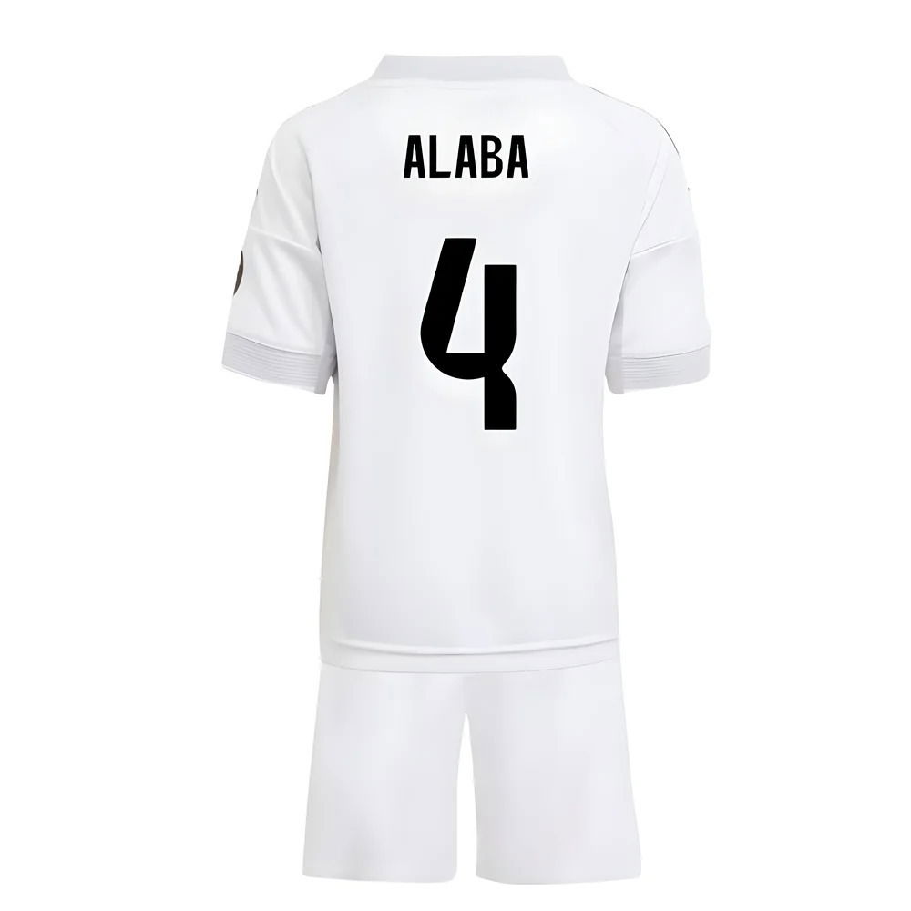 2025-2026 Real Madrid Home Mini Kit (Alaba 4)