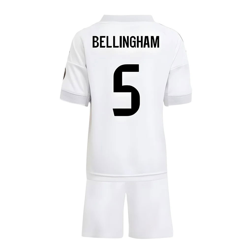 2025-2026 Real Madrid Home Mini Kit (Bellingham 5)