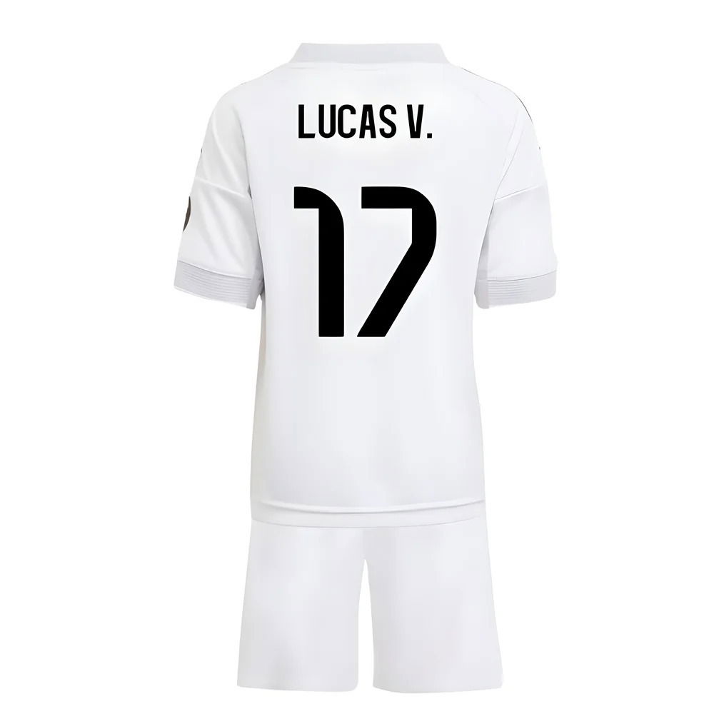 2025-2026 Real Madrid Home Mini Kit (Lucas V. 17)