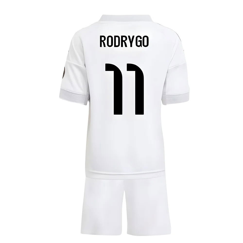 2025-2026 Real Madrid Home Mini Kit (Rodrygo 11)