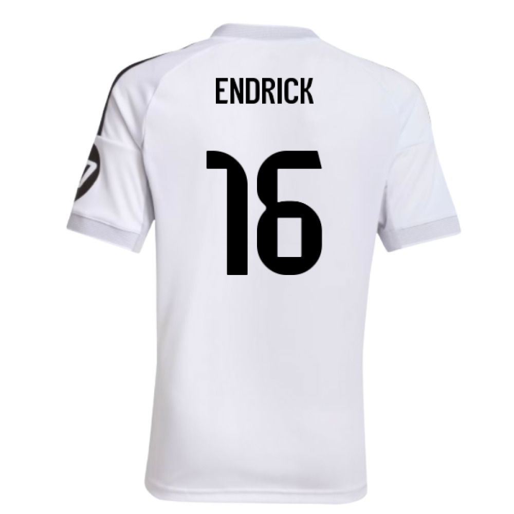 2025-2026 Real Madrid Home Shirt (Kids) (Endrick 16)